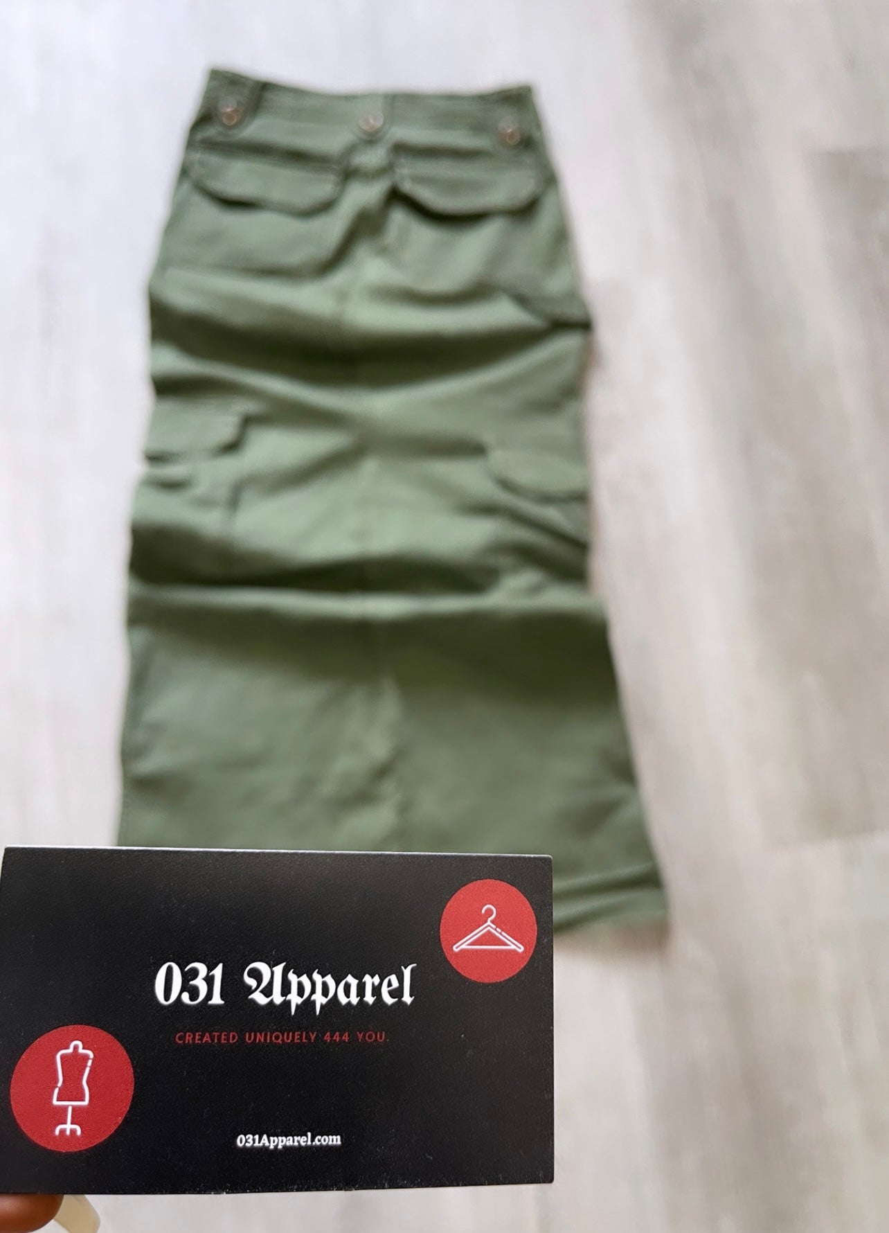 031 Rough Patch Cargo Skirt